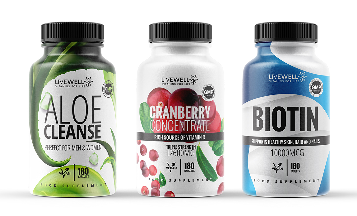 Supplements Label Design