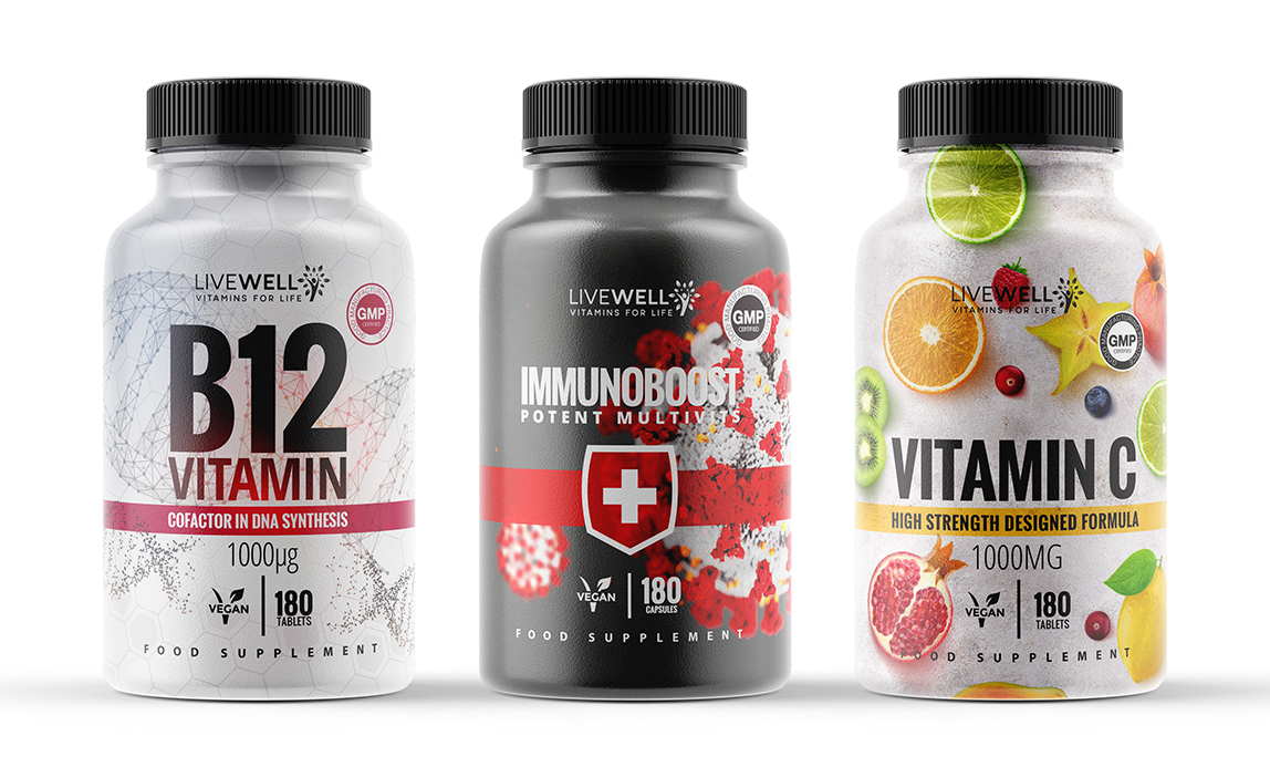 Supplements Label Design