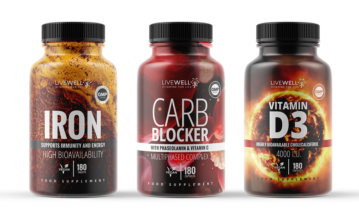 Supplements Label Design