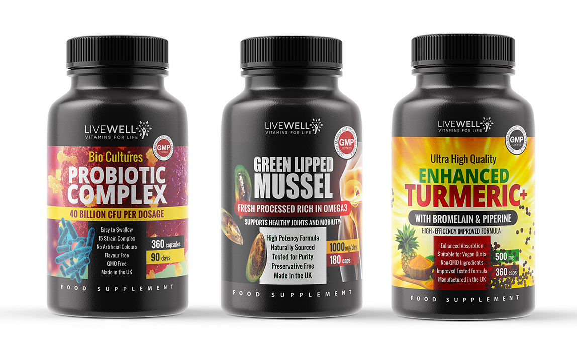 Supplements Label Design