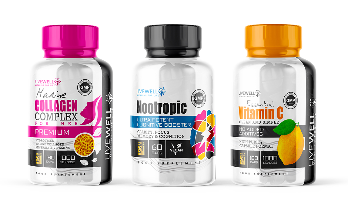 Supplements Label Design