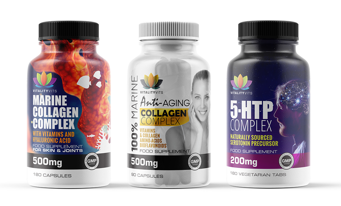 Supplements Label Design