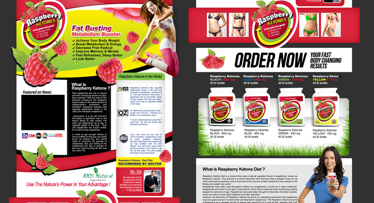 Diet Pills Web Design