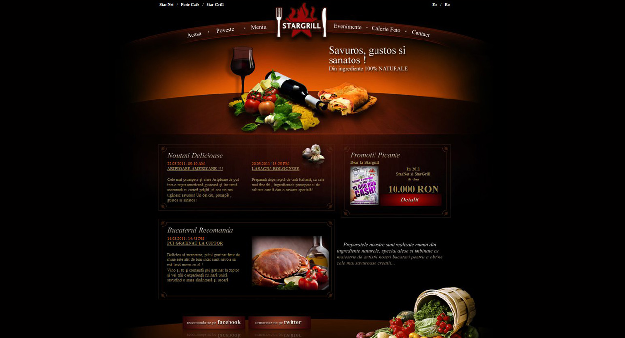 Star Grill Web Design